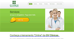 Desktop Screenshot of gvclinicas.com.br